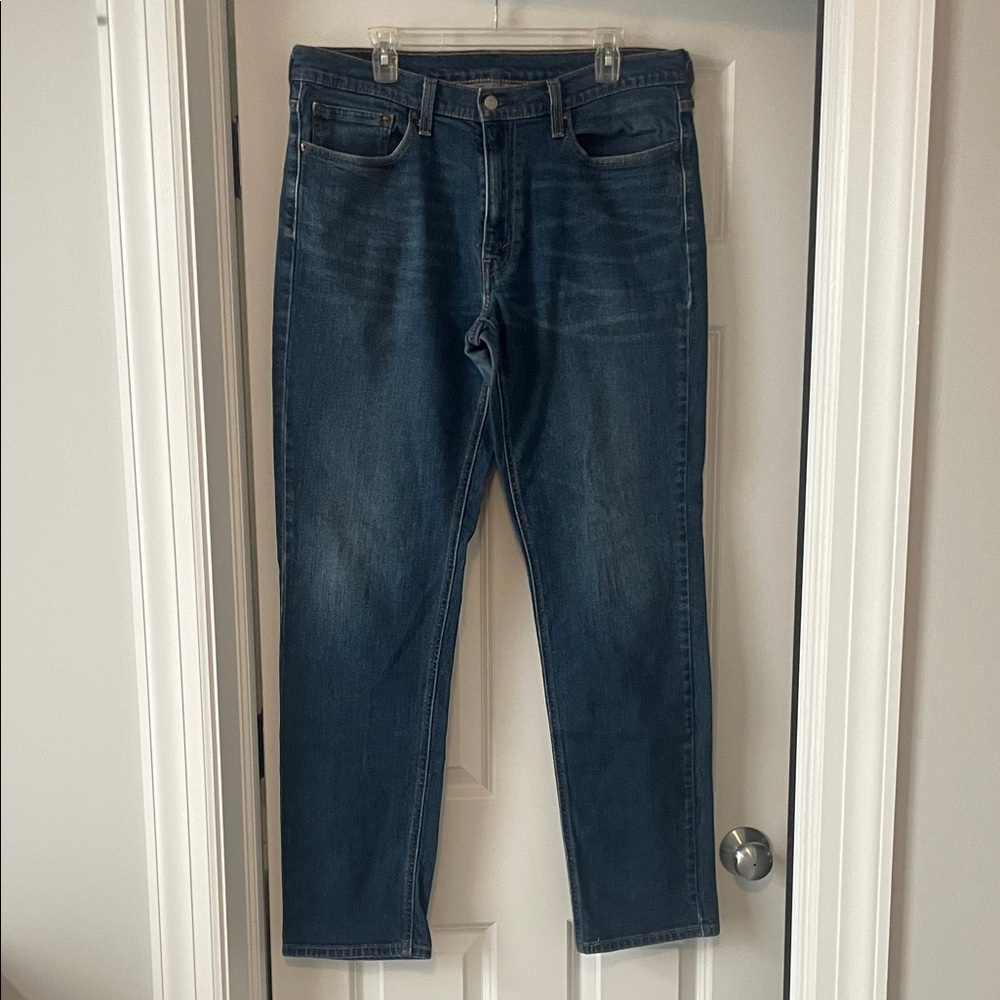 Levi's Men's Dark Blue Straight Jeans